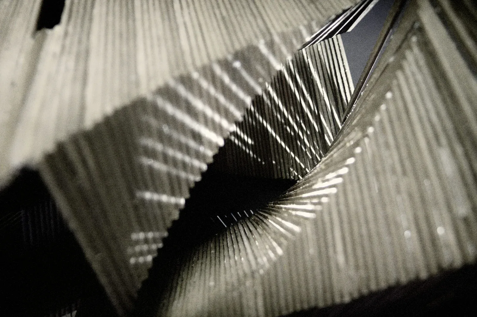 Physical model, long exposure