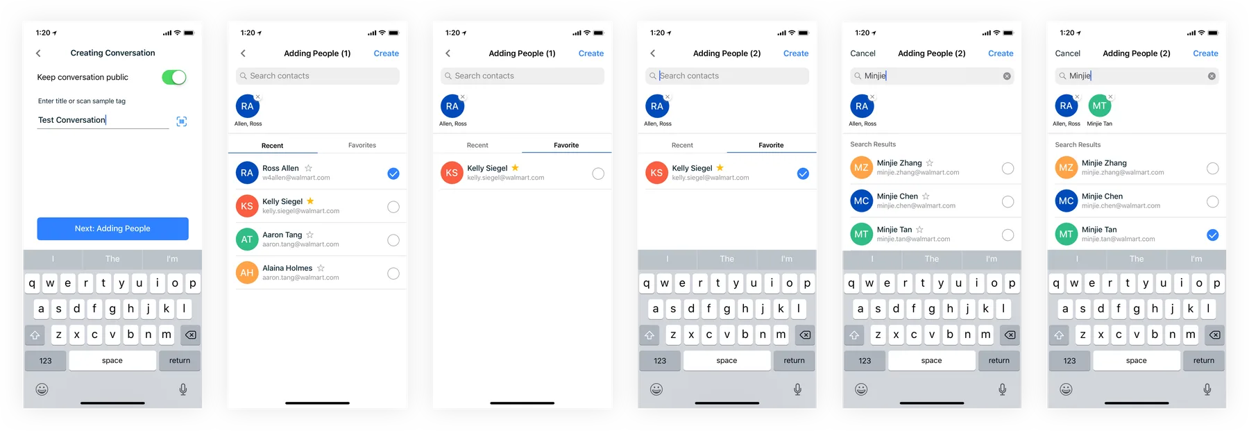 Improved conversation-creation flow in Flip
