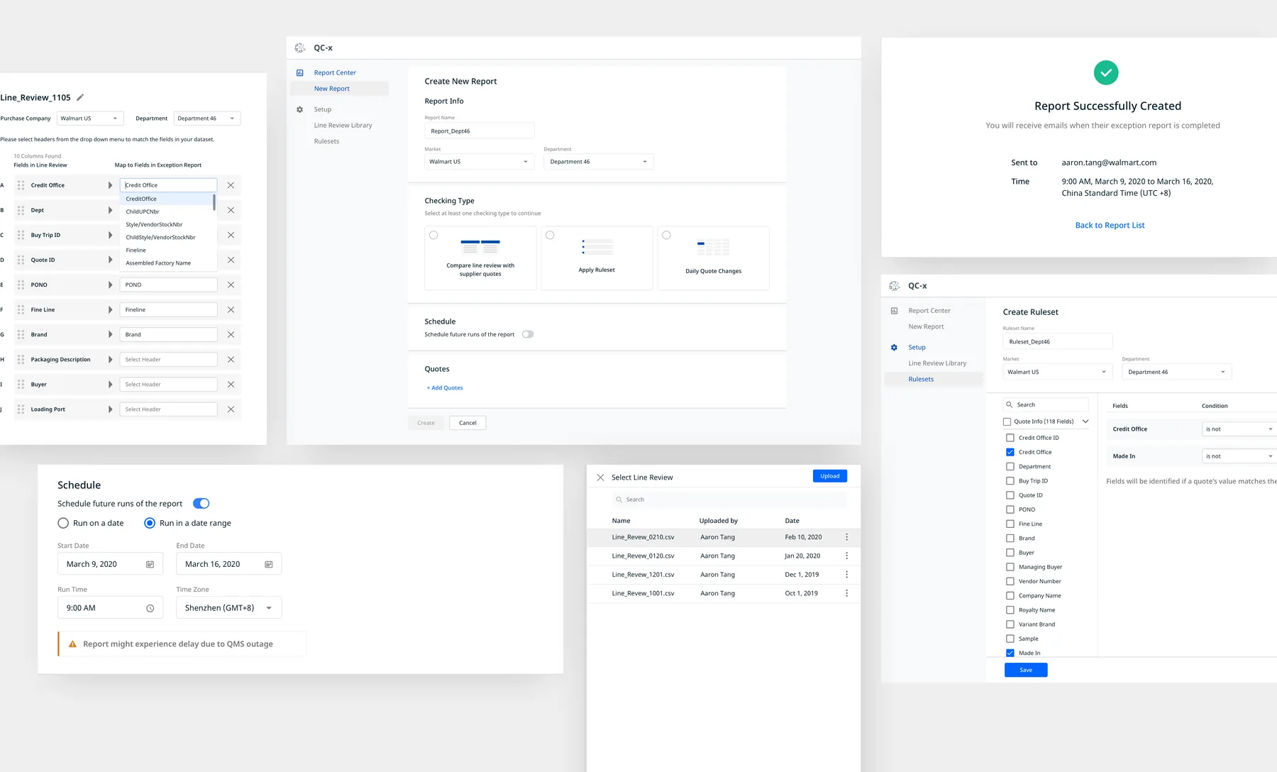 Hero — ruleset builder and violation report