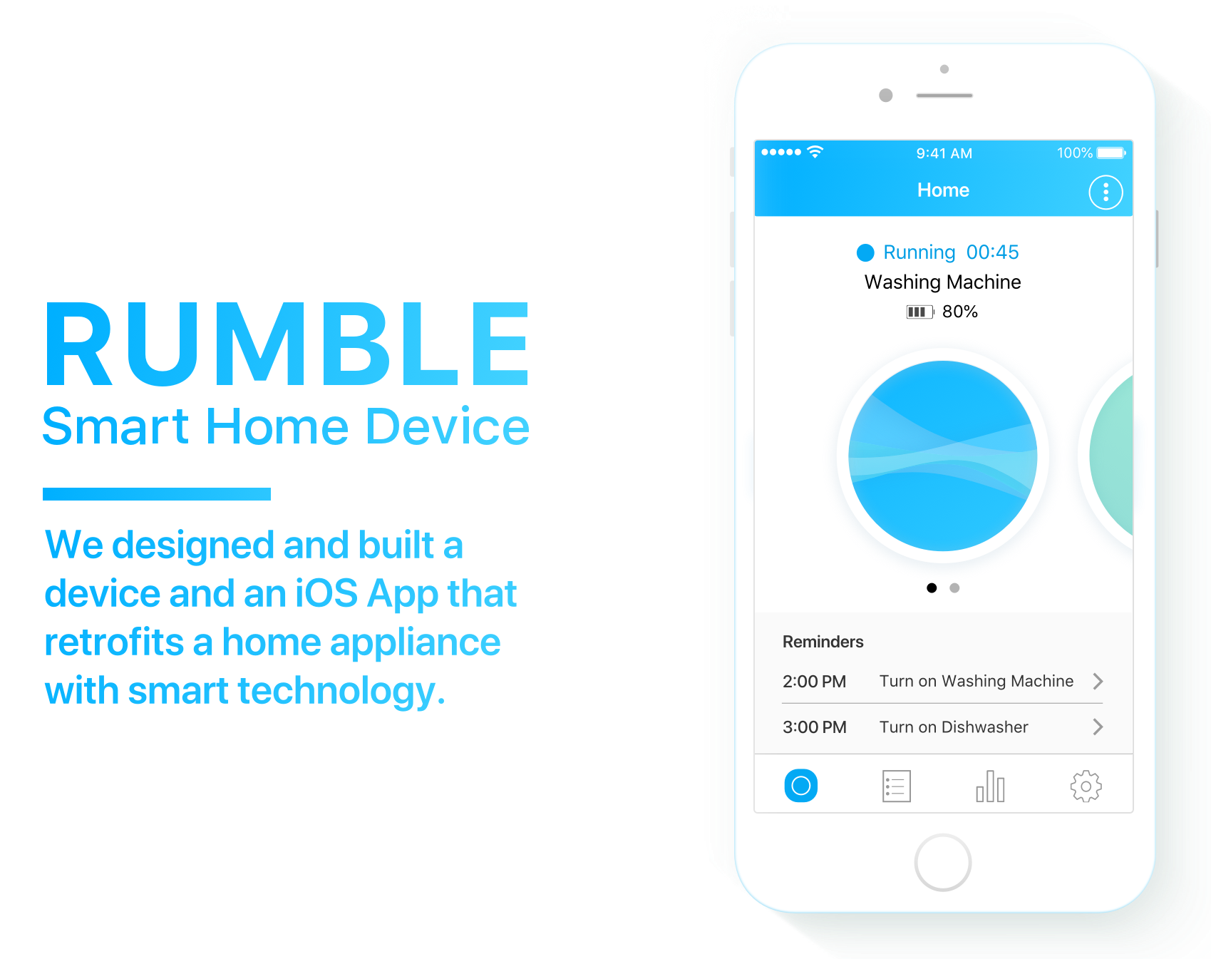 The Rumble device and companion app