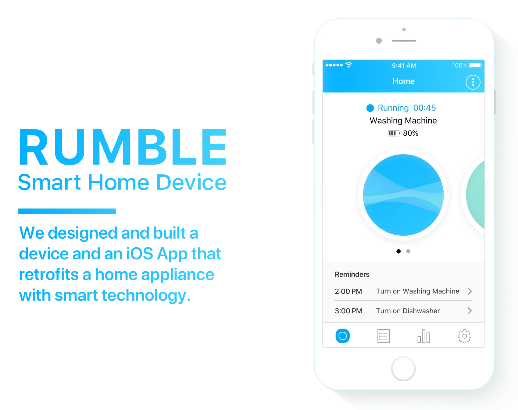 The Rumble device and companion app