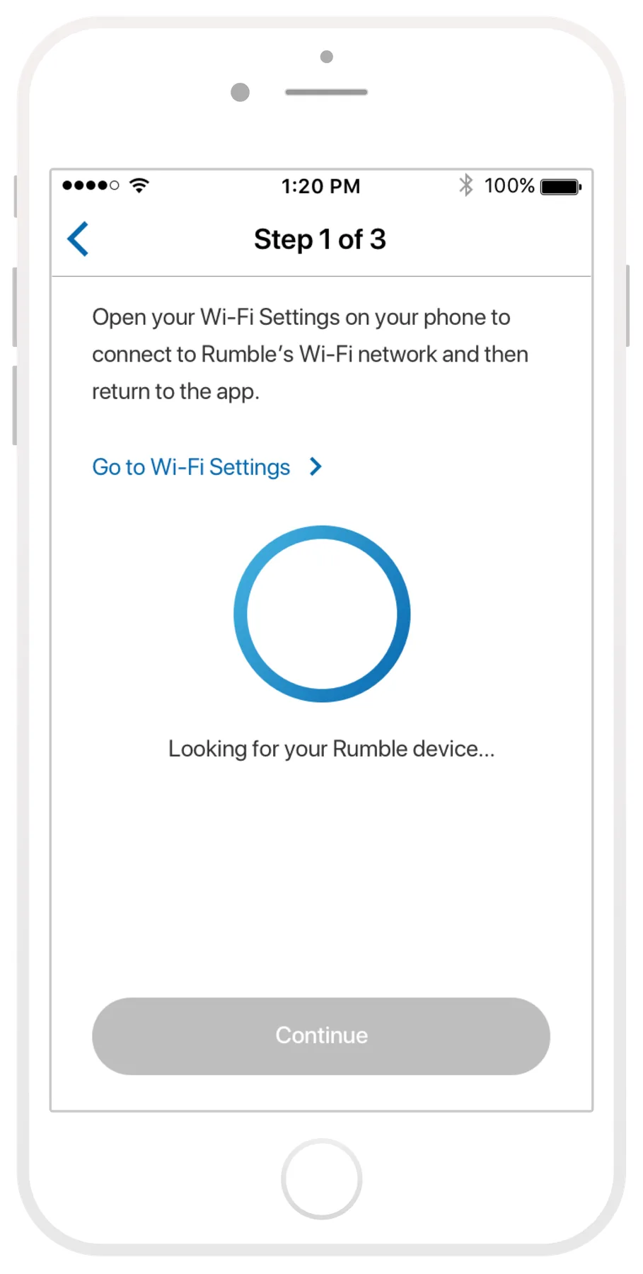 Pairing — guided steps